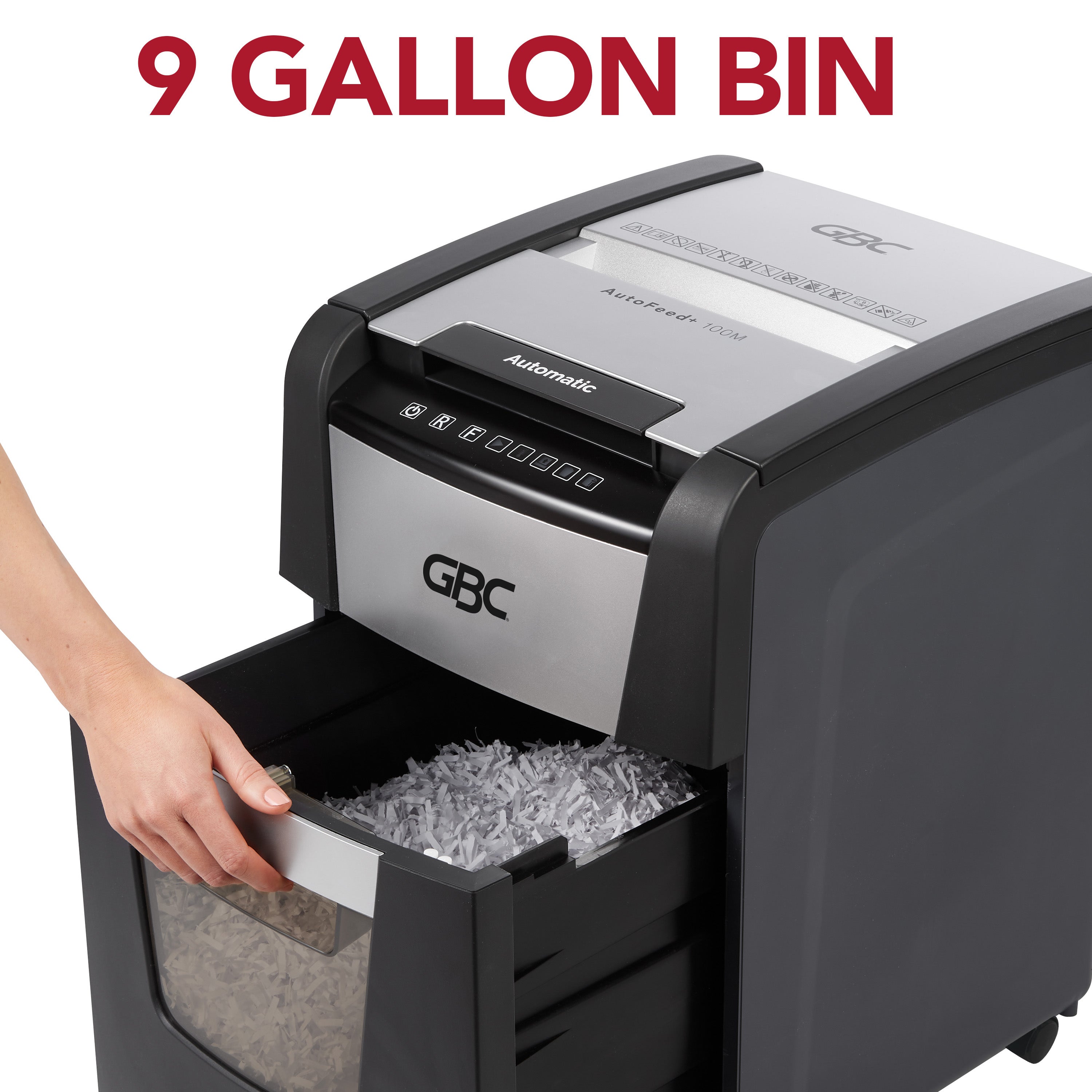 GBC 100M Personal Autofeed+ Micro Cut Shredder