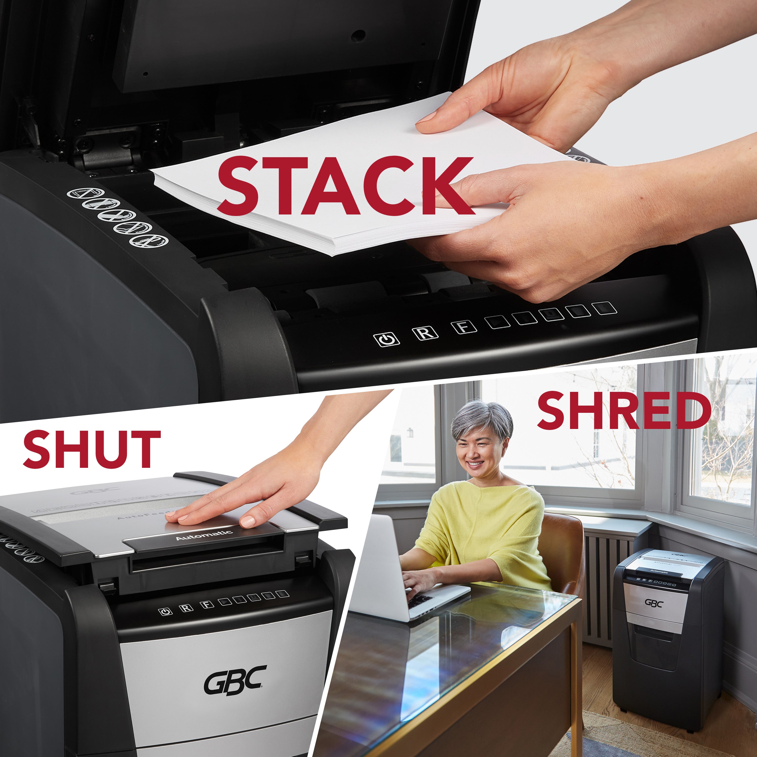 GBC 150M Personal Autofeed+ Micro Cut Shredder