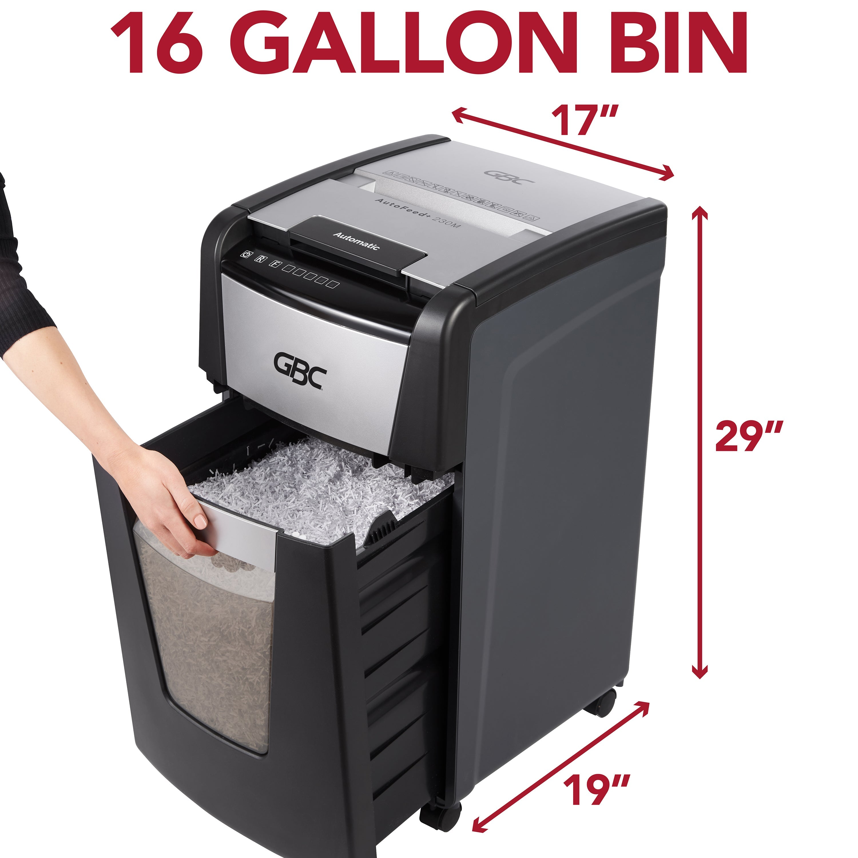 GBC 230X Office Autofeed+ Micro Cut Shredder