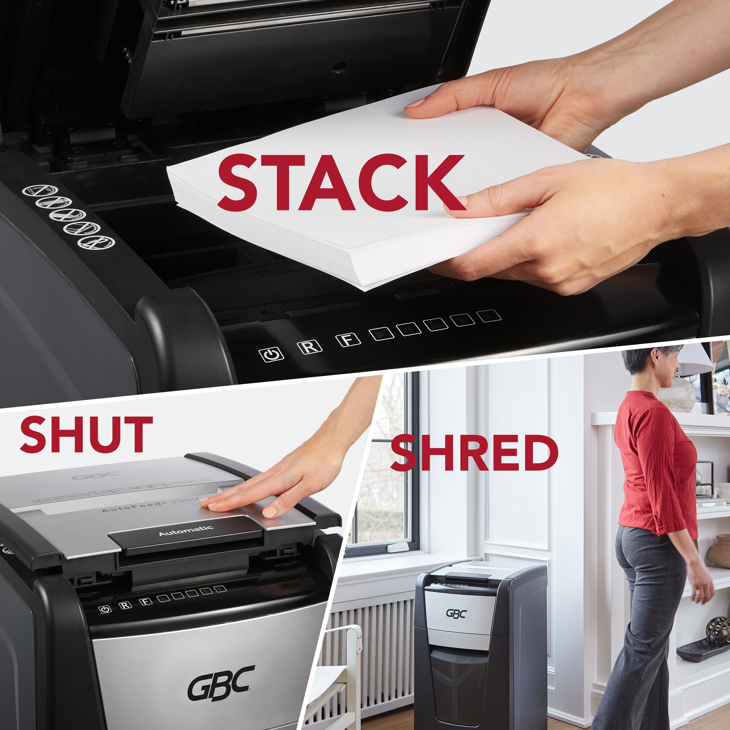 GBC 230X Office Autofeed+ Micro Cut Shredder