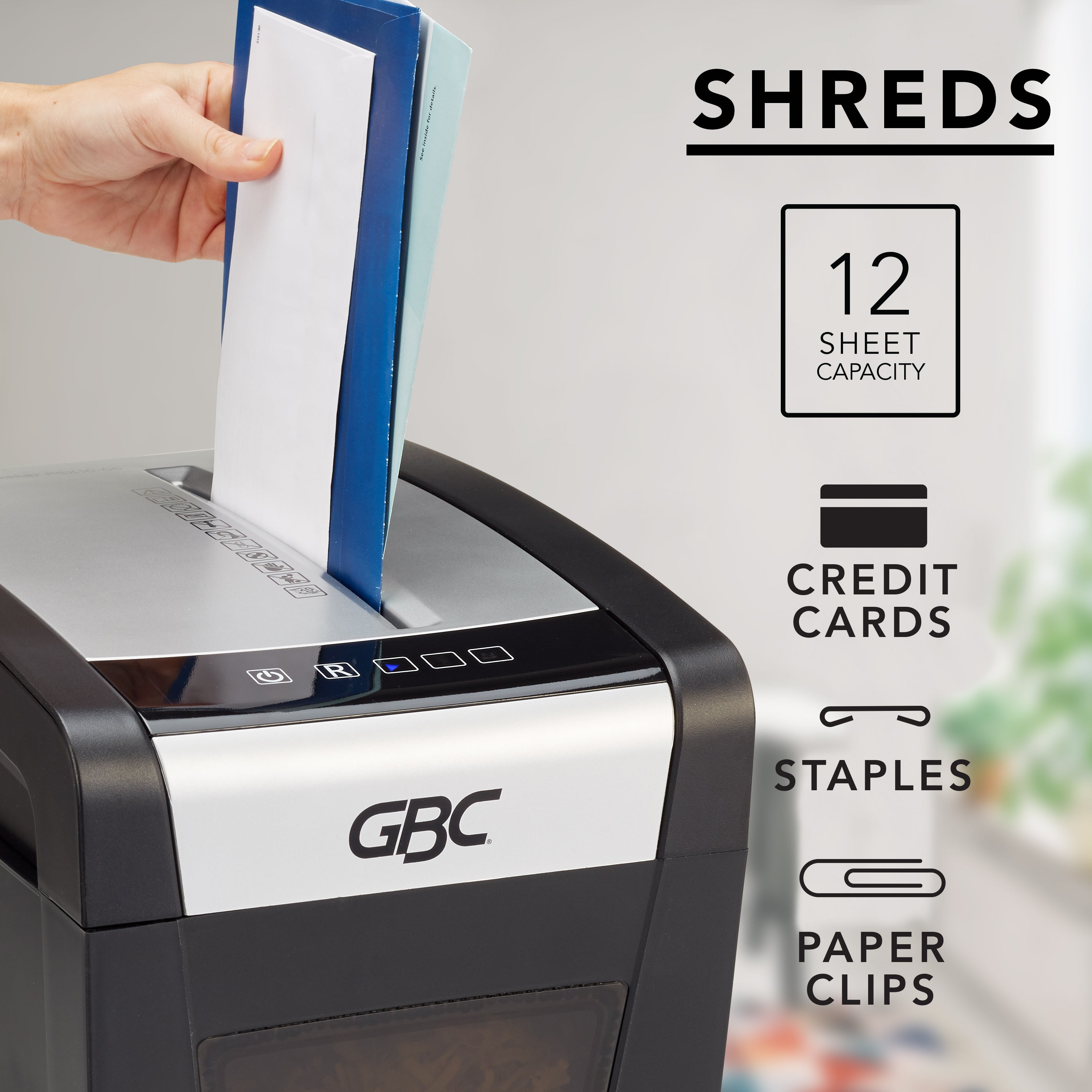 GBC ShredMaster PX12-06 Cross Cut Shredder