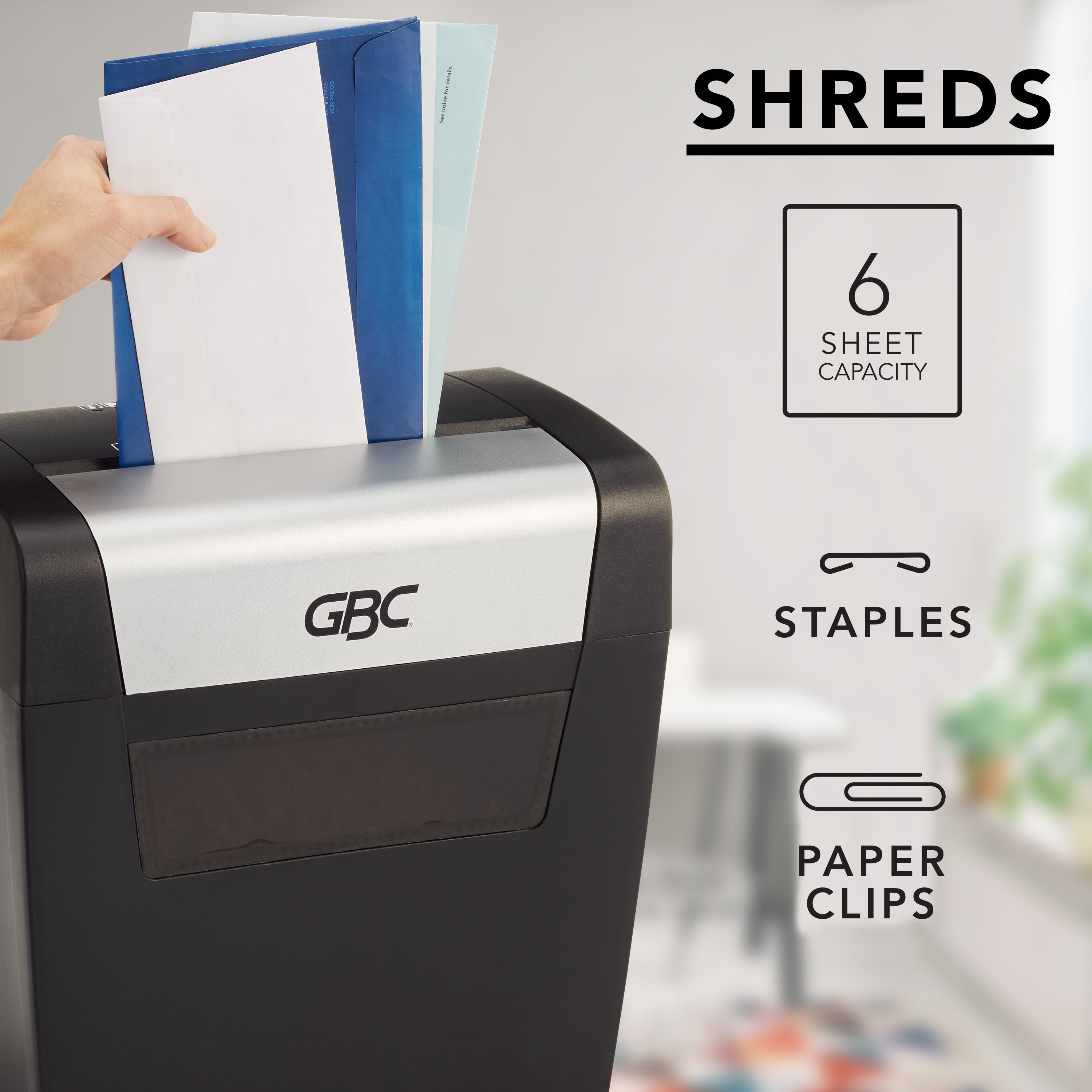 GBC ShredMaster PX06-04 Micro Cut Paper Shredder