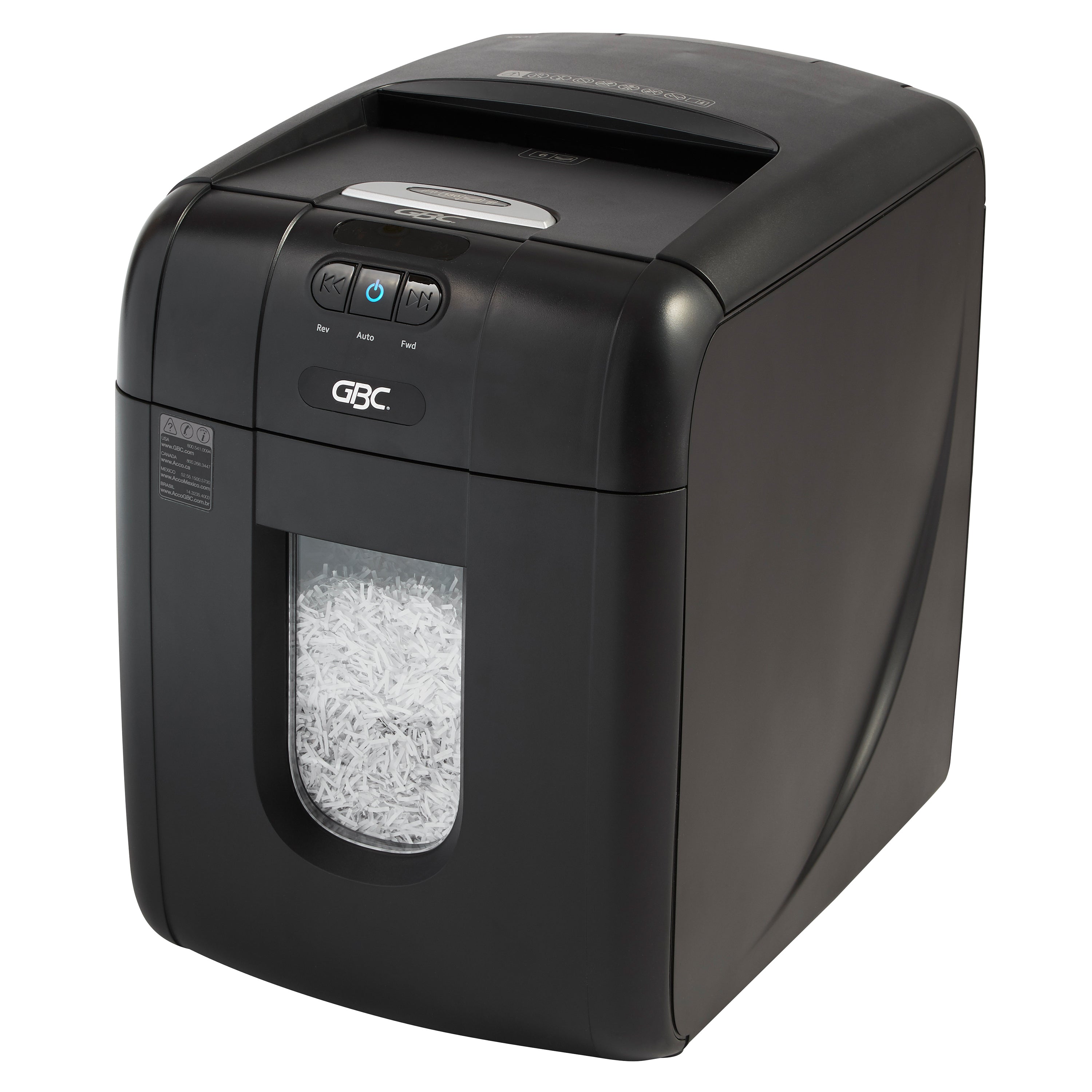 GBC Stack and Shred 130X Autofeed Super Cross-Cut Shredder