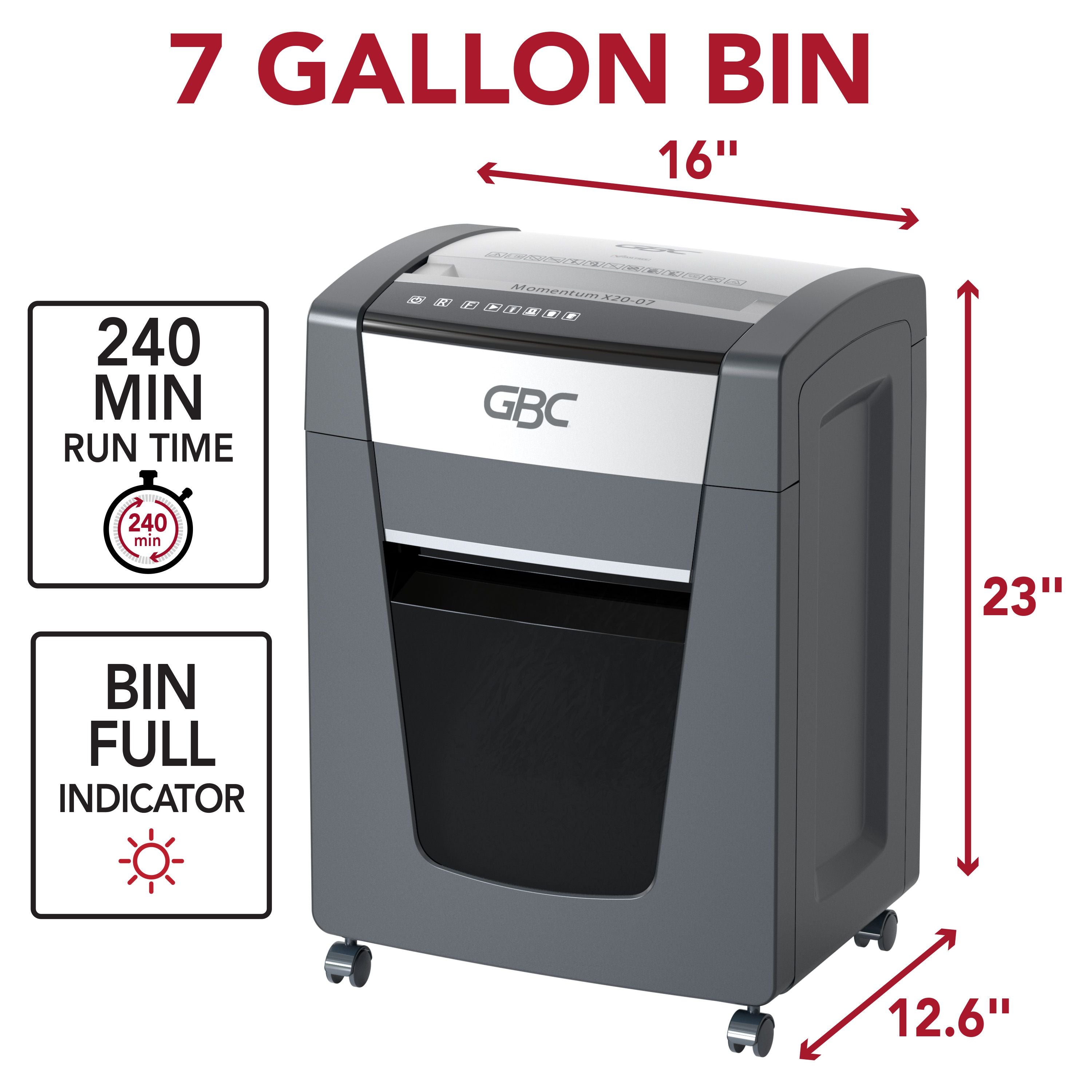 GBC X20-07 Momentum Micro Cut Shredder