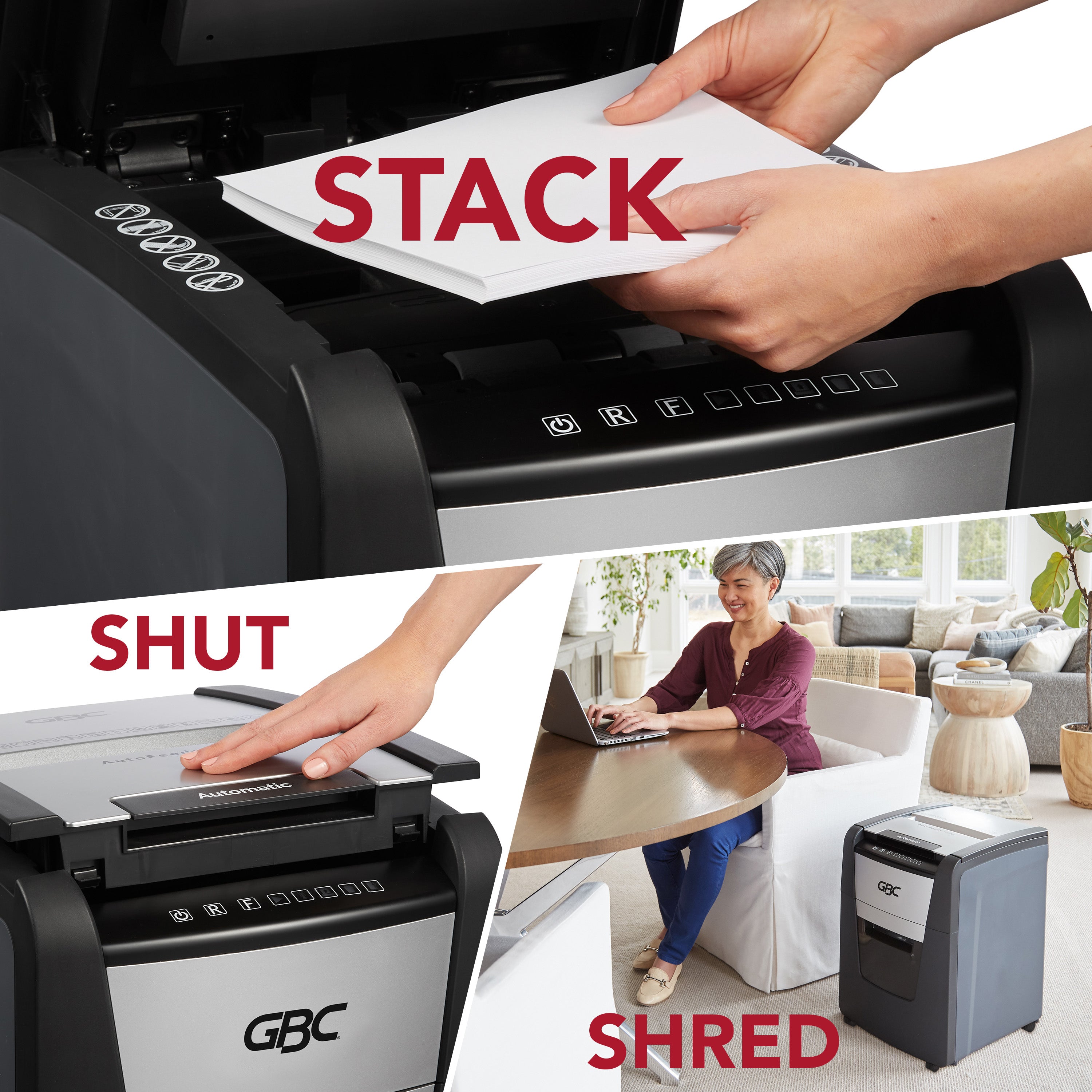 GBC 100X Personal Autofeed+ Shredder