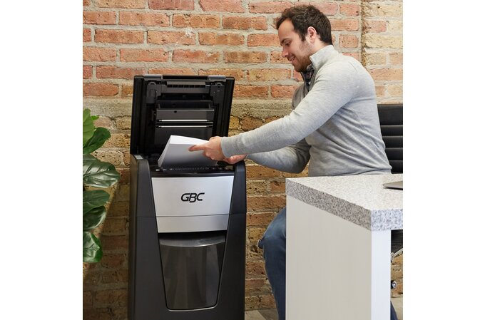 GBC paper shredder optimal placement and ventilation setup in office environment