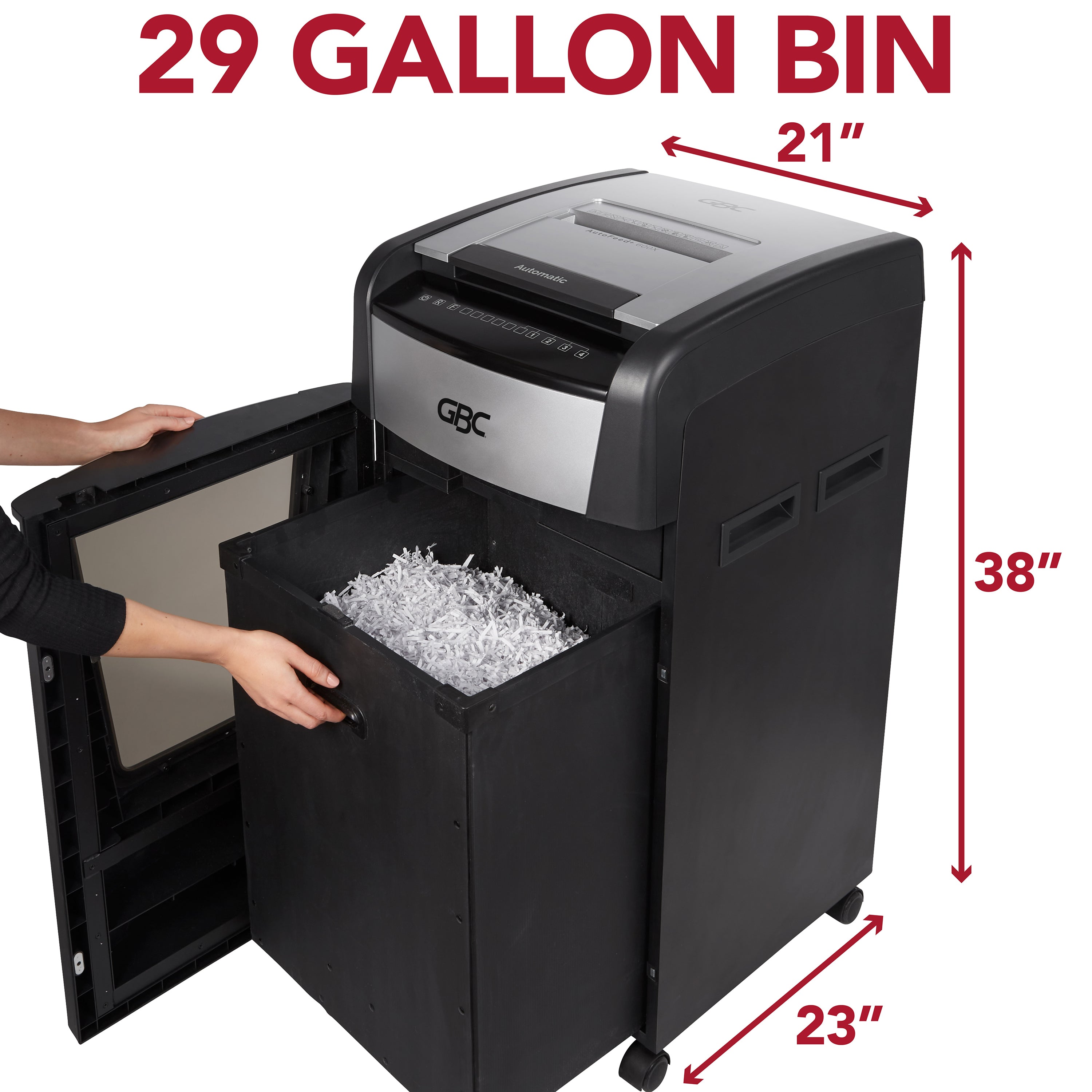 GBC 600X Office Autofeed+ Micro Cut Shredder