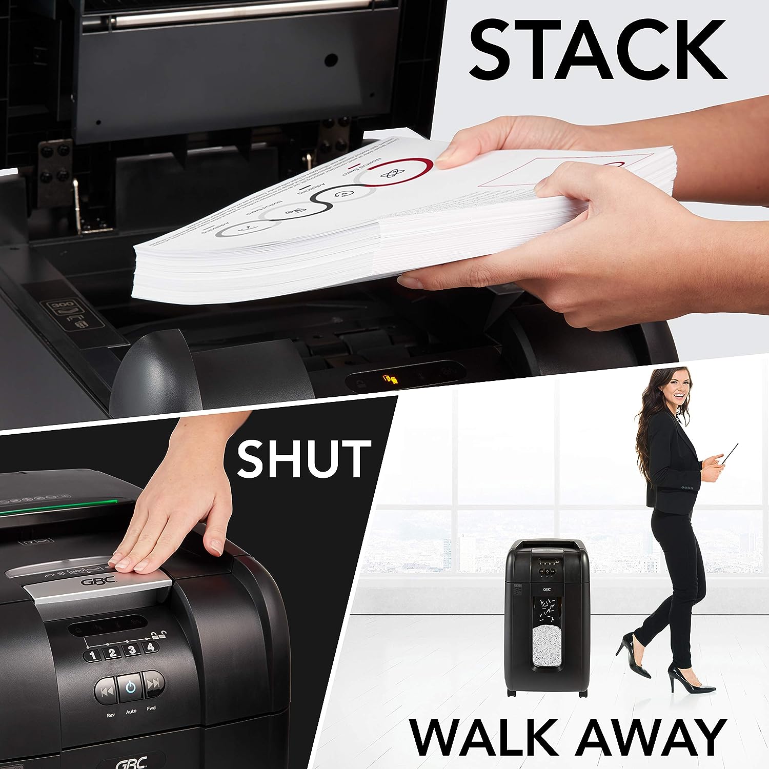 専用ページ0916601 GBC Swingline Stack and Shred 230X Autofeed Shredder