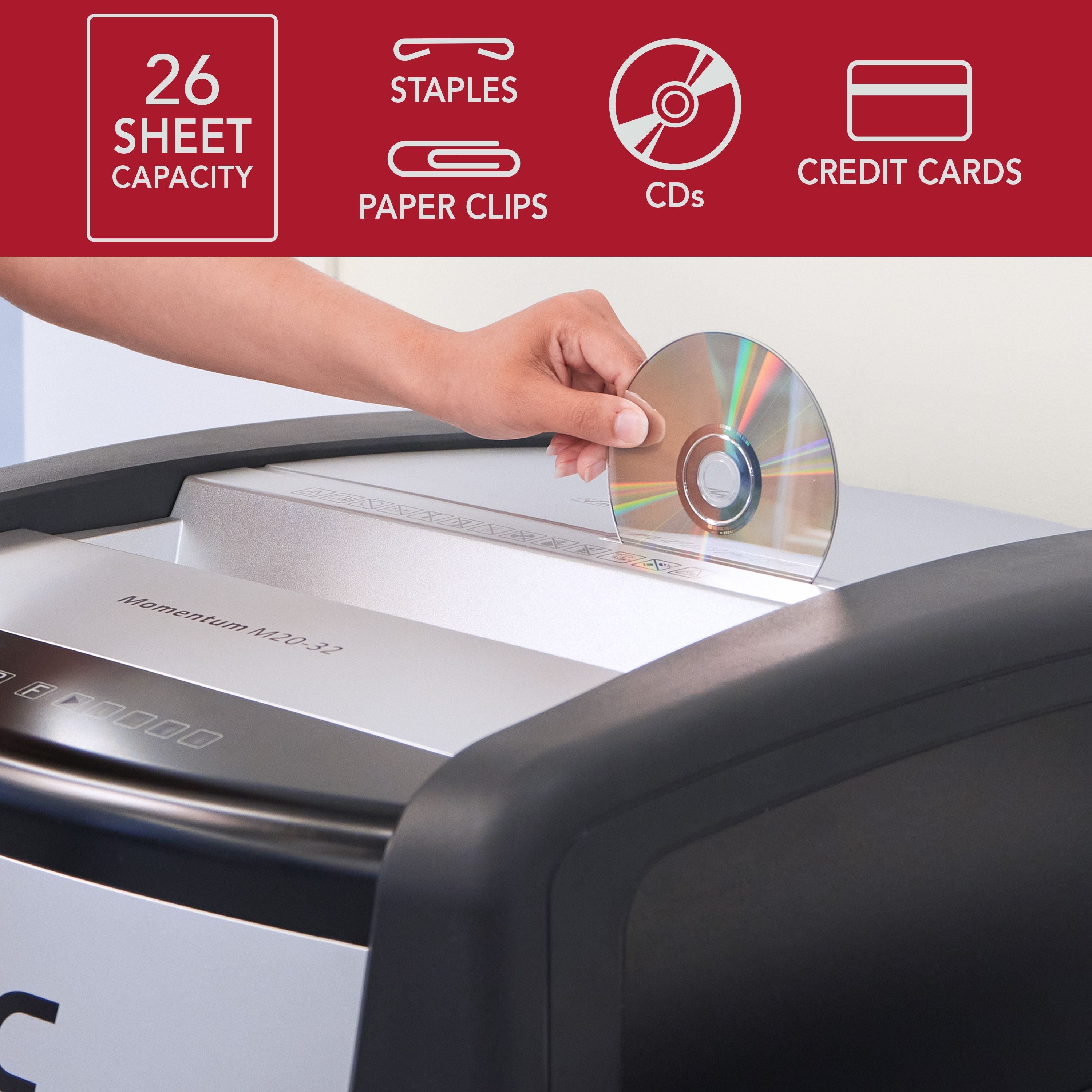 GBC X26-32 Momentum Micro Cut Paper Shredder